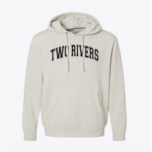 Two Rivers Middle School Varsity Arch Pigment-Dyed Hoodie
