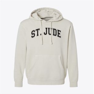 Saint Jude Elementary School Varsity Arch Pigment-Dyed Hoodie