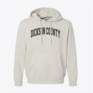 Dickson County High School Varsity Arch Pigment-Dyed Hoodie