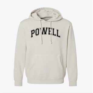 Powell High School Varsity Arch Pigment-Dyed Hoodie
