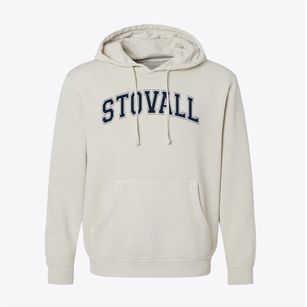 Stovall Middle School Varsity Arch Pigment-Dyed Hoodie