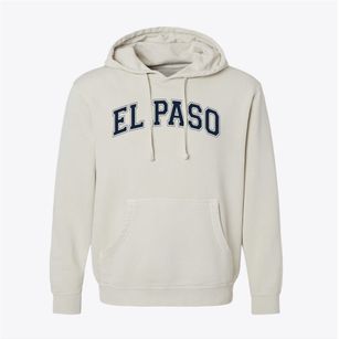 El Paso Country Day School Varsity Arch Pigment-Dyed Hoodie