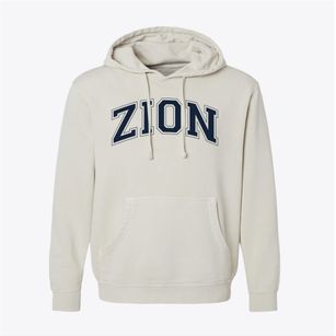 Zion Lutheran School Varsity Arch Pigment-Dyed Hoodie