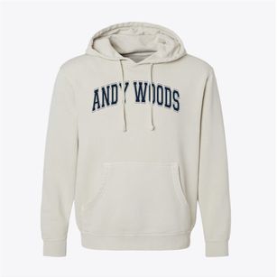 Andy Woods Elementary School Varsity Arch Pigment-Dyed Hoodie