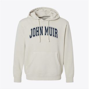 John Muir Elementary School Varsity Arch Pigment-Dyed Hoodie