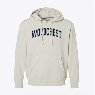 Woodcrest Elementary School Varsity Arch Pigment-Dyed Hoodie