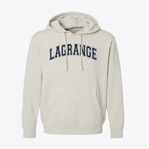 Lagrange Elementary School Varsity Arch Pigment-Dyed Hoodie