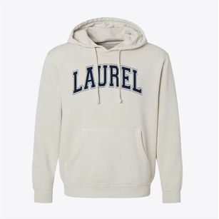 Laurel Elementary School Varsity Arch Pigment-Dyed Hoodie