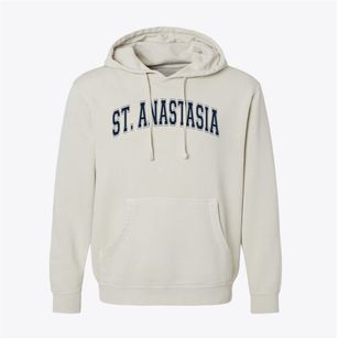 Saint Anastasia Catholic School Varsity Arch Pigment-Dyed Hoodie