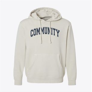 Community Christian School Varsity Arch Pigment-Dyed Hoodie