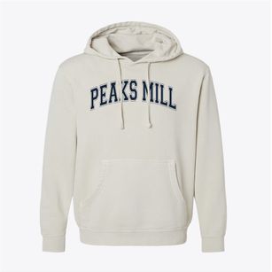 Peaks Mill Elementary School Varsity Arch Pigment-Dyed Hoodie