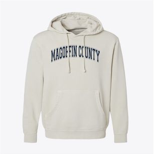 Magoffin County High School Varsity Arch Pigment-Dyed Hoodie