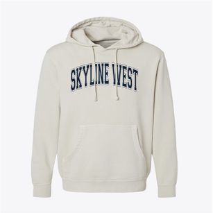 Skyline West High School Varsity Arch Pigment-Dyed Hoodie