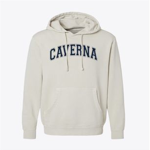 Caverna High School Middle School Varsity Arch Pigment-Dyed Hoodie