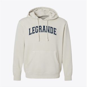 Legrande Elementary School Varsity Arch Pigment-Dyed Hoodie
