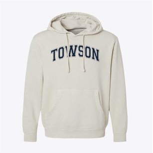 Towson High School Varsity Arch Pigment-Dyed Hoodie