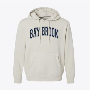 Bay Brook Elementary School #124 Varsity Arch Pigment-Dyed Hoodie