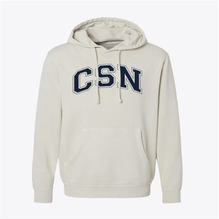 Csn Varsity Arch Pigment-Dyed Hoodie