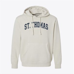 Saint Thomas The Apostle School Varsity Arch Pigment-Dyed Hoodie