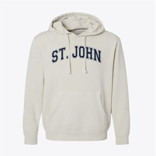 Saint John The Baptist School Varsity Arch Pigment-Dyed Hoodie