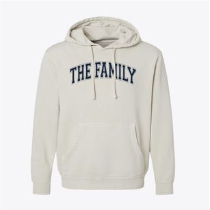The Family School Varsity Arch Pigment-Dyed Hoodie