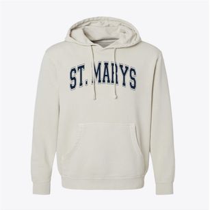 St Marys Of The Lake Varsity Arch Pigment-Dyed Hoodie