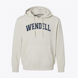 Wendell Elementary School Varsity Arch Pigment-Dyed Hoodie