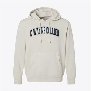C Wayne Collier Elementary School Varsity Arch Pigment-Dyed Hoodie