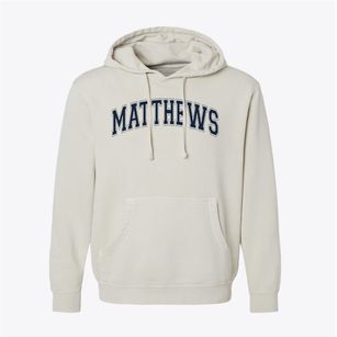 Matthews Elementary School Varsity Arch Pigment-Dyed Hoodie
