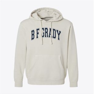 B F Grady Elementary School Varsity Arch Pigment-Dyed Hoodie