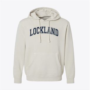 Lockland Junior High School Varsity Arch Pigment-Dyed Hoodie