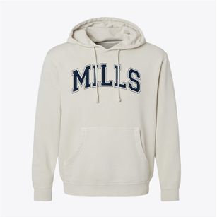 Mills Middle School Varsity Arch Pigment-Dyed Hoodie