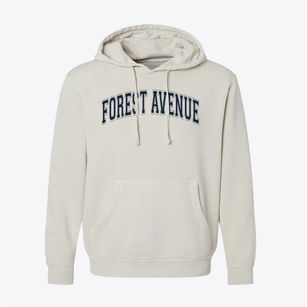 Forest Avenue Magnet School Varsity Arch Pigment-Dyed Hoodie