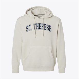 Saint Therese Preschool Varsity Arch Pigment-Dyed Hoodie