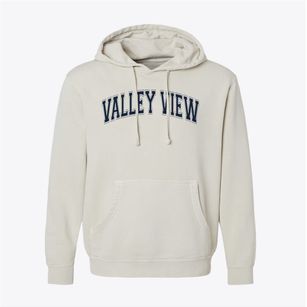 Valley View Elementary School Varsity Arch Pigment-Dyed Hoodie