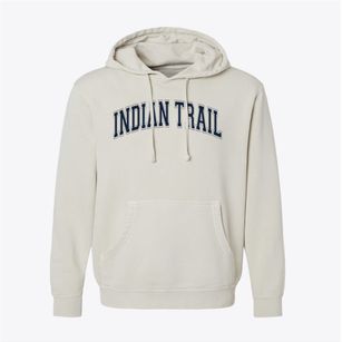 Indian Trail Middle School Varsity Arch Pigment-Dyed Hoodie