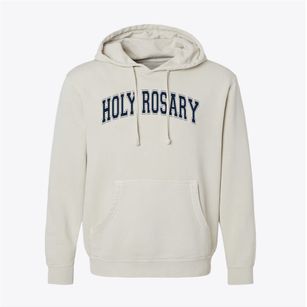 Holy Rosary School Varsity Arch Pigment-Dyed Hoodie