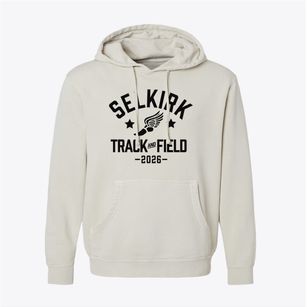 Selkirk High School Track and Field Pigment-Dyed Hoodie