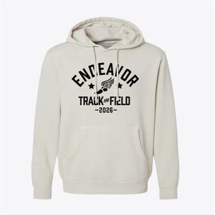 Endeavor High School Track and Field Pigment-Dyed Hoodie