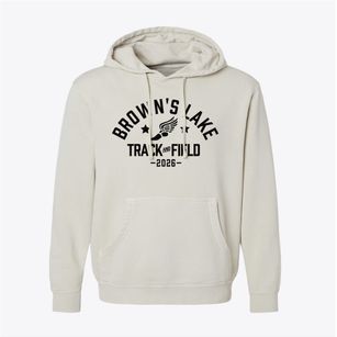 Brown's Lake Aquaducks Track and Field Pigment-Dyed Hoodie