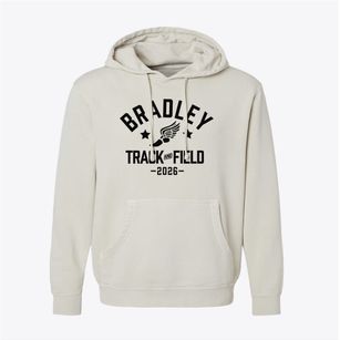 Bradley Elementary School Track and Field Pigment-Dyed Hoodie
