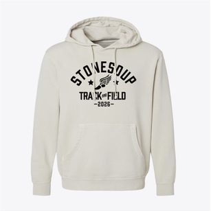 Stonesoup School Track and Field Pigment-Dyed Hoodie