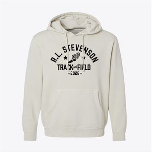 R.l. Stevenson Elementary Track and Field Pigment-Dyed Hoodie