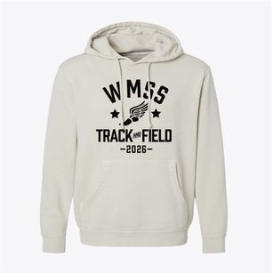West Melbourne School For Science Track and Field Pigment-Dyed Hoodie
