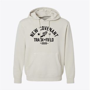 New Covenant School Track and Field Pigment-Dyed Hoodie