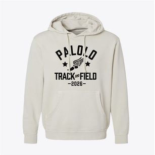 Palolo Elementary School Track and Field Pigment-Dyed Hoodie