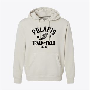 Polaris High School Track and Field Pigment-Dyed Hoodie