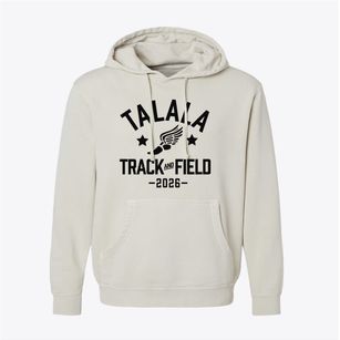 Talala Elementary School Track and Field Pigment-Dyed Hoodie
