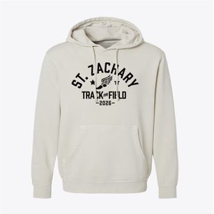 St Zachary Parish Track and Field Pigment-Dyed Hoodie