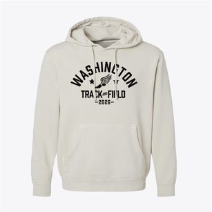 Washington High School Track and Field Pigment-Dyed Hoodie